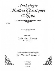 Choral:Lobe Den Herren-Loue Le