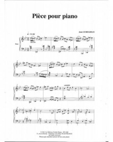 Pièce Pour Piano