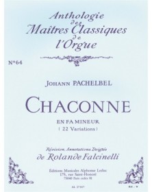 Chaconne En Fa Mineur