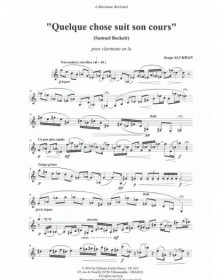 Quelque Chose Suit Son Cours