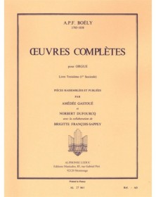 Complete Works For Organ Vol.1