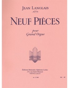 Jean Langlais : Neuf (9) Pièces
