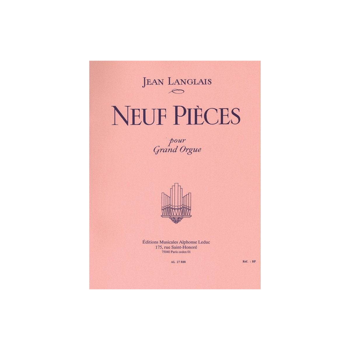 Jean Langlais : Neuf (9) Pièces