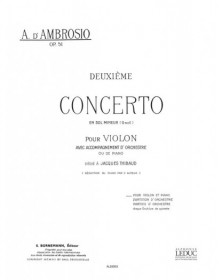 Concerto N02 En Sol Min Pour