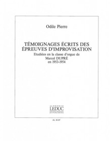 Temoignages Ecrits Des