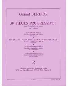 30 Pièces Progressives Vol. 2 - Gérard Berlioz - Alphonse Leduc