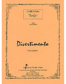 Alain Duchesne : Divertimento  - Piano - Editions Fertile Plaine
