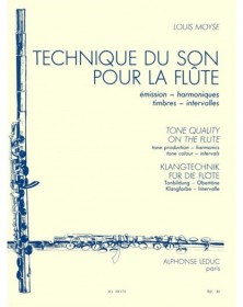 Louis Moyse : Technique Du Son pour la Flûte