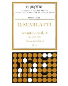Sonates Vol. 10 K458 a K506 - Clavecin - Scarlatti - Editions Heugel