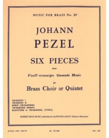 6 Pieces-5 Part Brass Music