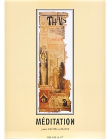 Méditation de Thaïs - Partition pour  Flûte et Piano - Jules Massenet