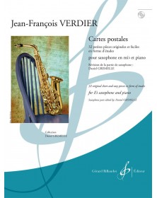 Jean-François Verdier : Cartes Postales pour Saxophone
