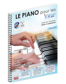 Le Piano Pour Les 9-15 Ans - Vol 1 - Christophe Astié - F2M