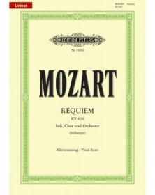 W.A Mozart : Requiem en ré mineur K626 Reduction Piano / Chant