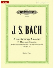 15 Three-part Inventions/Sinfonias BWV 787-801