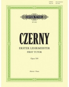 Carl Czerny : Le Premier Maître Op.599 - Editions Peters