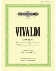 Violin Concerto In A Minor Op.3 No.6 RV 356