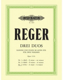 3 Duets Op.131b: No.3 in A