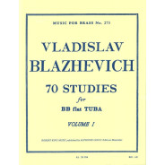 Vladislav Blazhevich : 70 Studies - 70 Etudes Volume 1