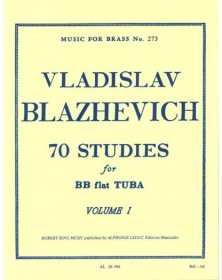 Vladislav Blazhevich : 70 Studies - 70 Etudes Volume 1