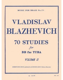 70 Studies for Bb Flat Tuba...