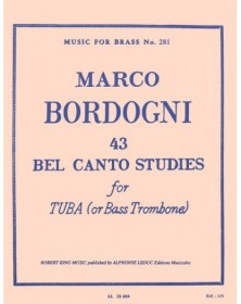 43 Bel Canto Studies - Marco Bordogni - Editions Alphonse Leduc