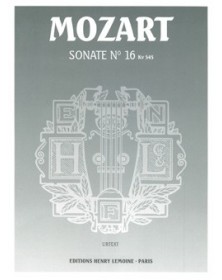 W.A. Mozart : Sonate n°16...
