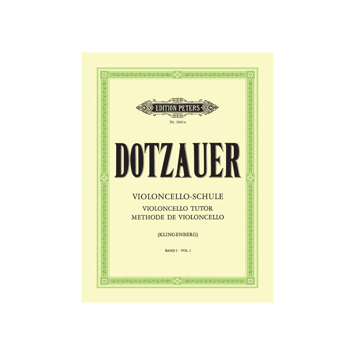 Friedrich Dotzauer : Violoncelloschule 1