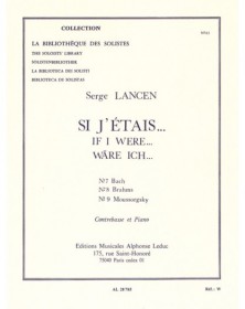 Si J'Etais-N07 Bach/N08...