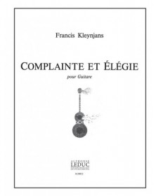 Complainte Et Elegie