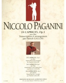24 Caprices Op.1 - Flute - Paganini - Editions Alphonse Leduc