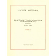 Traité de Rythme, de Couleur et d'Ornithologie Tome 1 - Olivier Messiaen