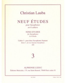 Neuf Etudes (9) pour...