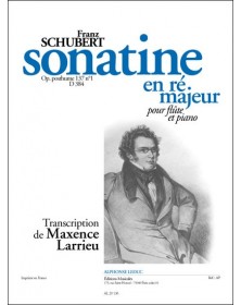 Sonatine In D For Flute And...