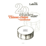 Guy Lefèvre : 20 Etudes - Niveau Moyen