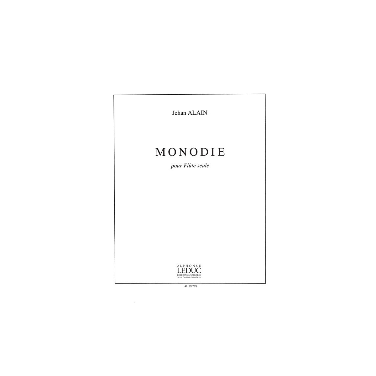 Jehan Alain : Monodie