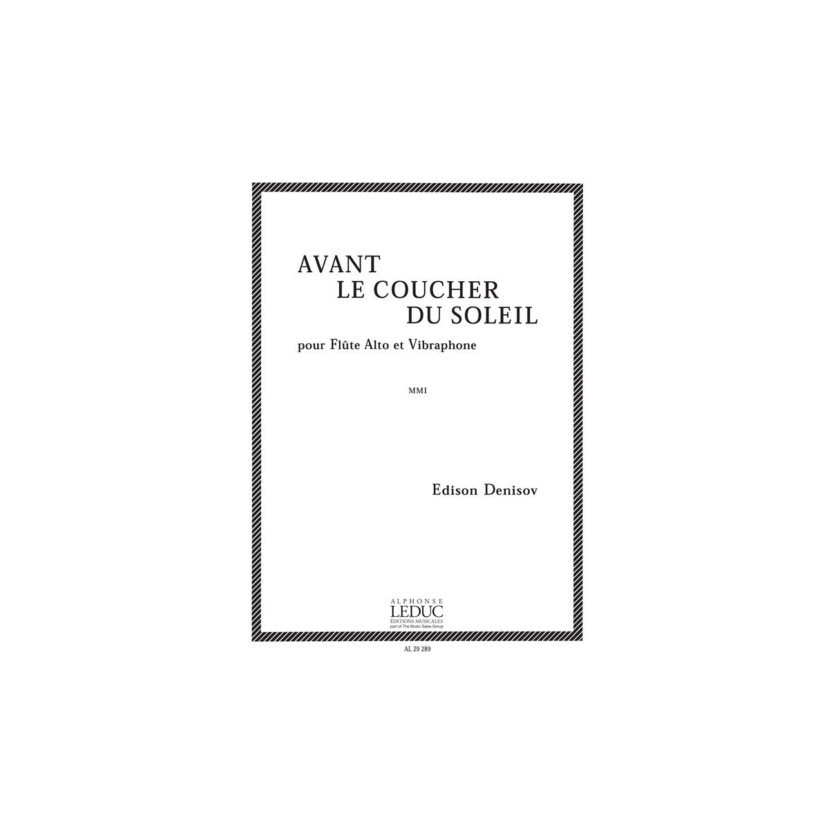 Avant le Coucher du Soleil