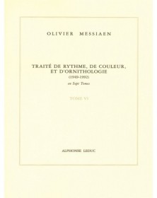 Traité de Rythme, de Couleur et d'Ornithologie Tome 6