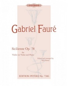 Gabriel Fauré : Sicilienne Op.78  - Alto et Piano