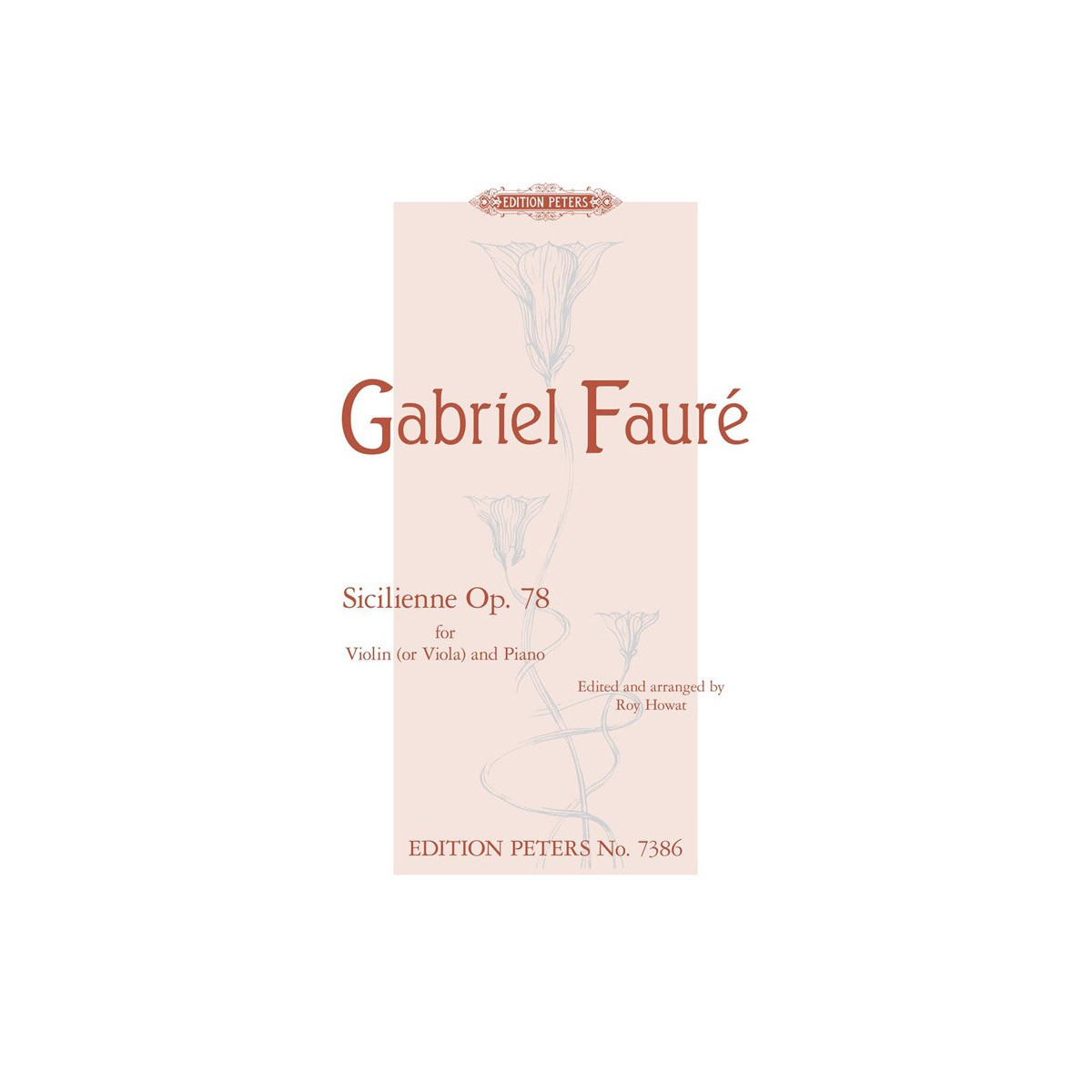 Gabriel Fauré : Sicilienne Op.78  - Alto et Piano