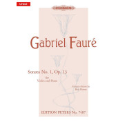 Sonata No. 1 Op. 13 For Violin And Piano