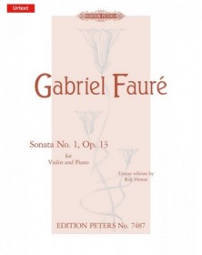 Sonata No. 1 Op. 13 For Violin And Piano