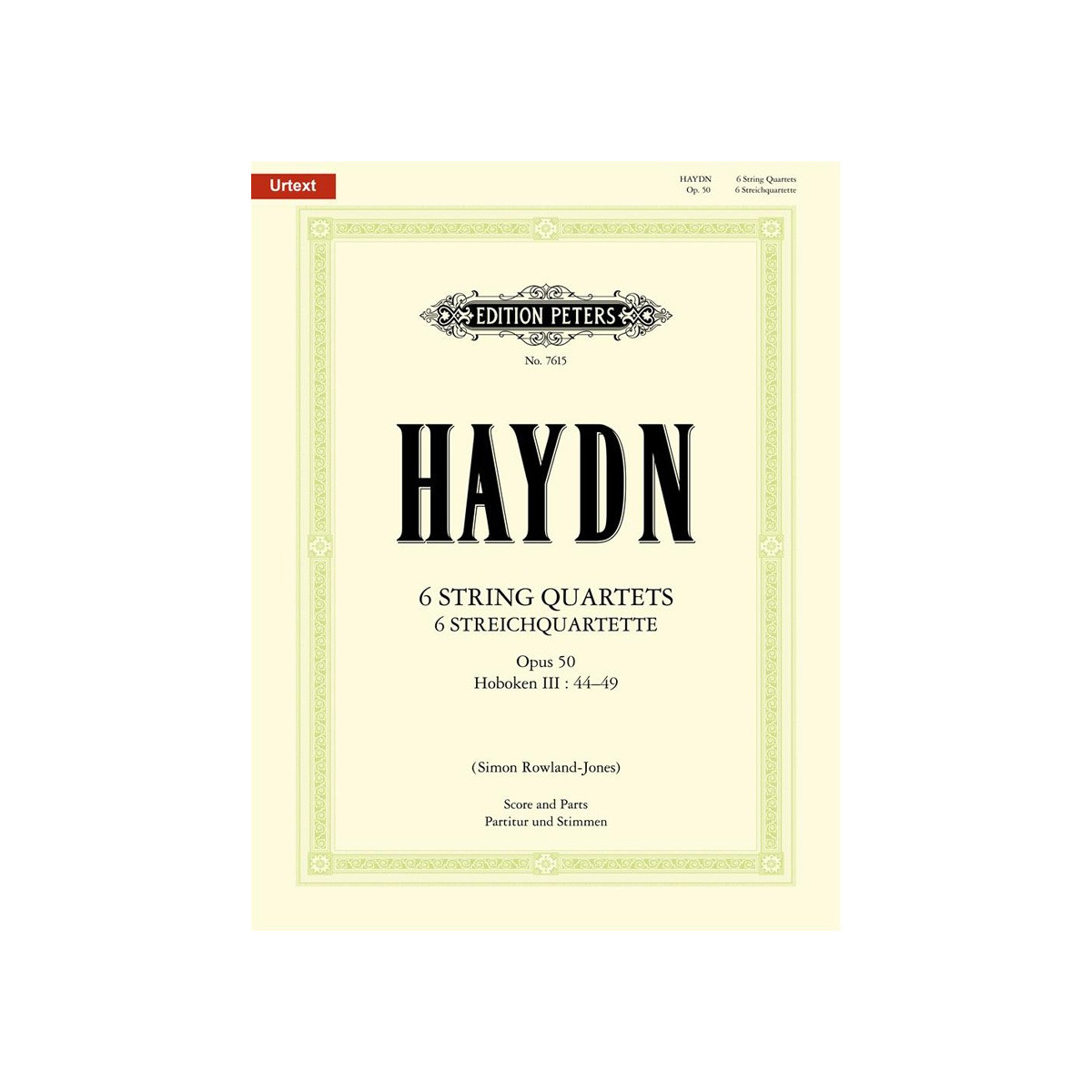 Streichquartetten(6) Op.50