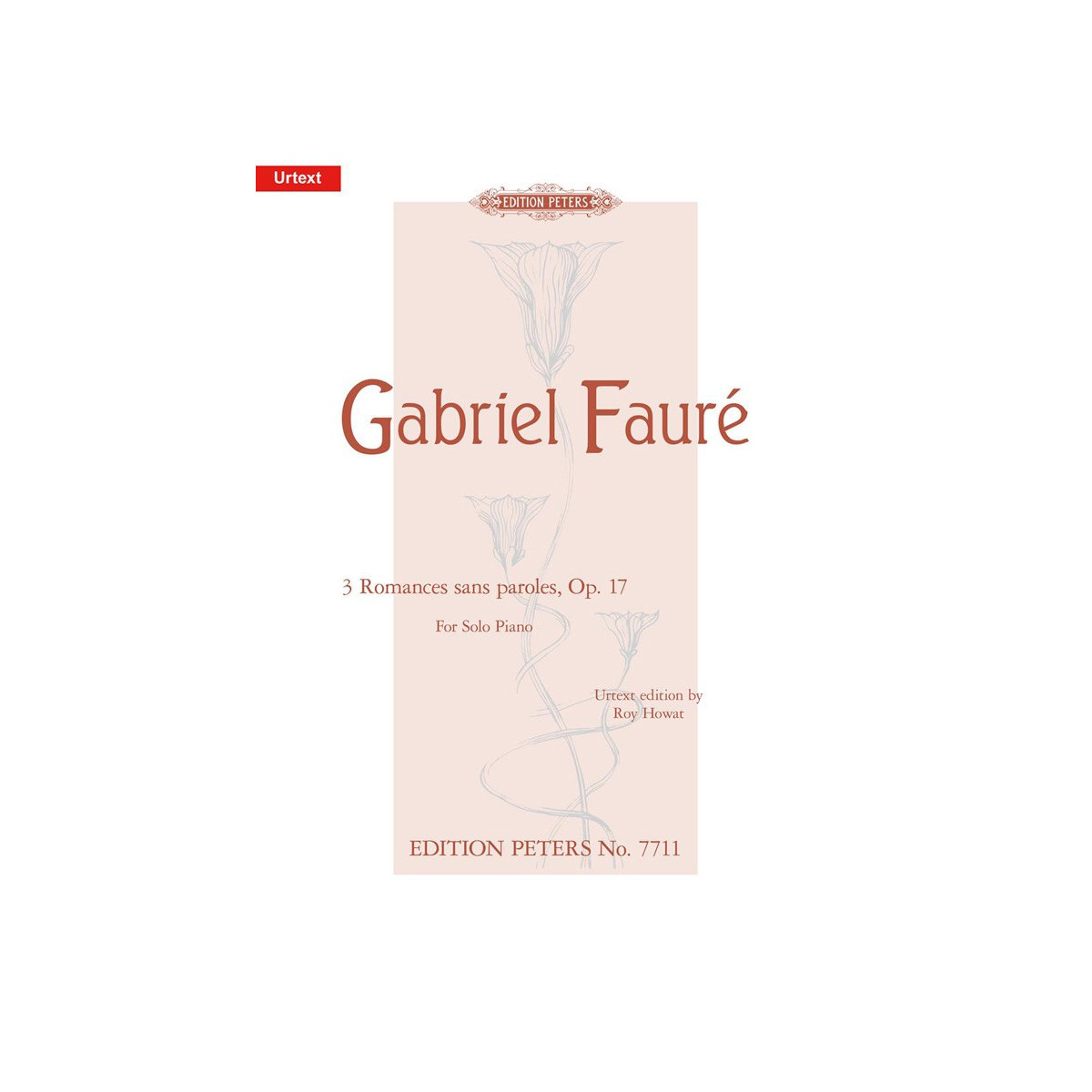 3 Romances Sans Paroles Op.17 For Solo Piano