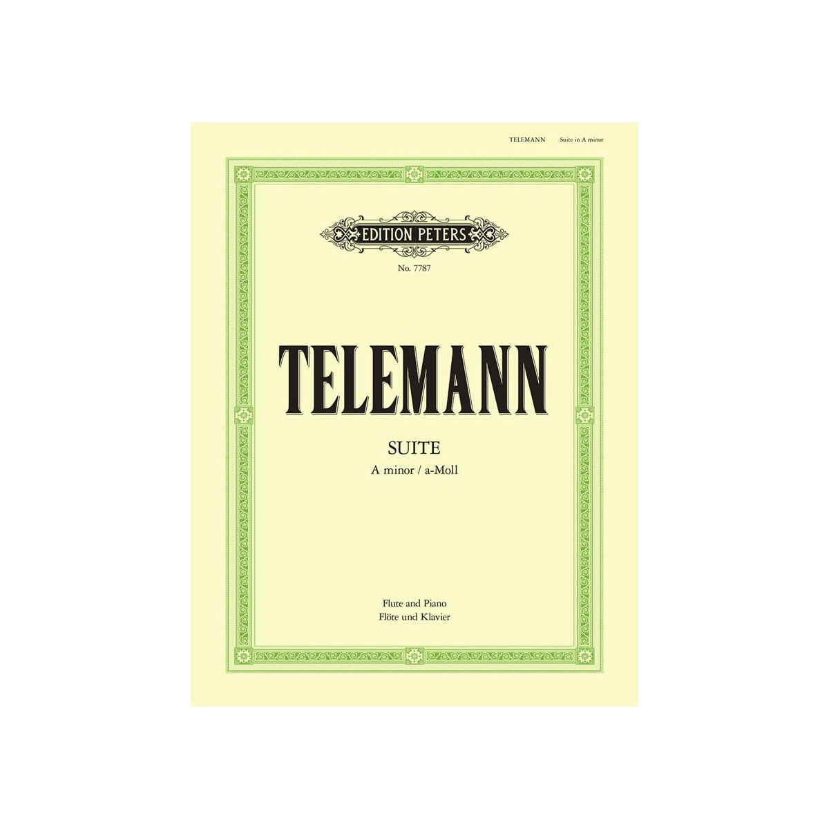 Suite In A Minor For Flute and Piano