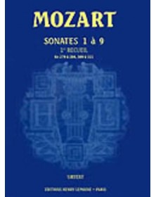 Mozart : Sonates Volume 1...