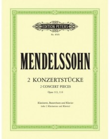2 Konzertstücke Op.113, 114 - Mendelssohn - Editions Peters