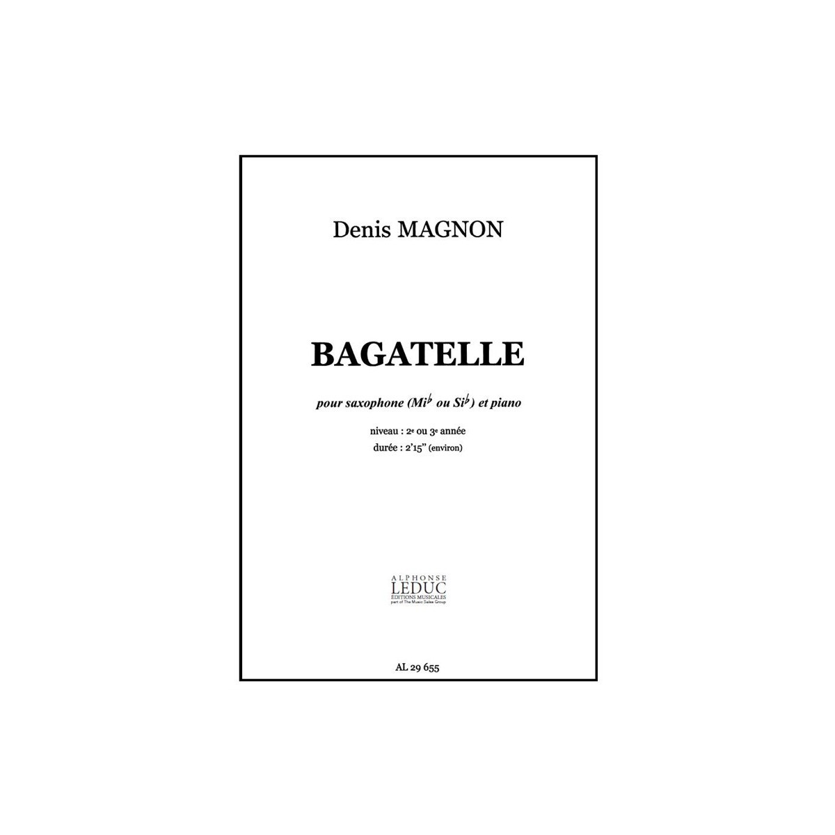 D. Magnon: Bagatelle