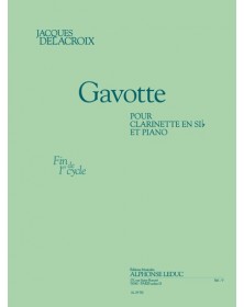 Gavotte pour clarinette si...