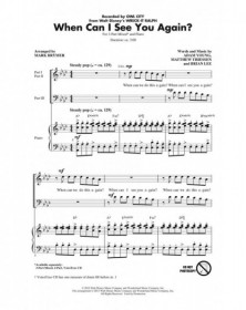 When Can I See You Again?